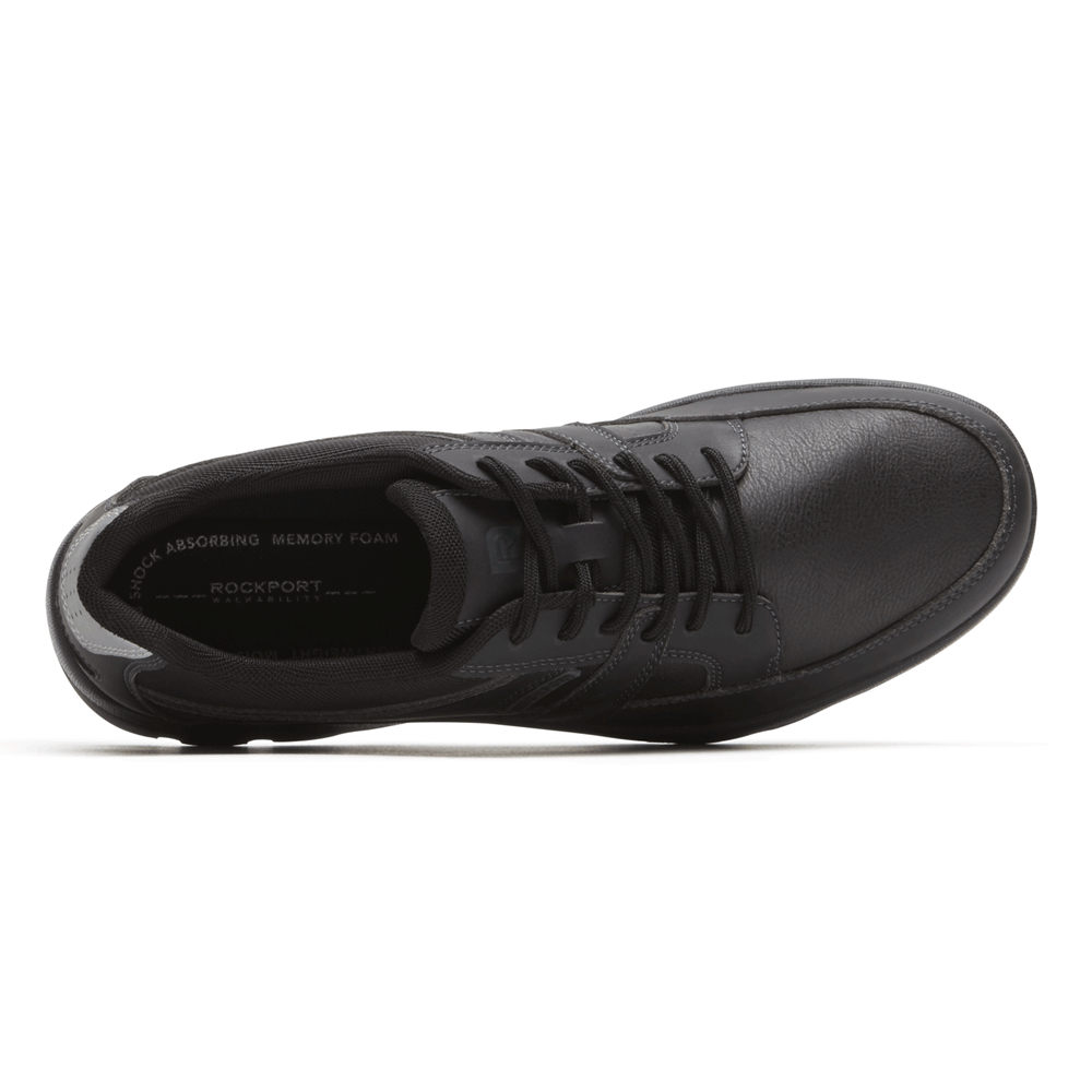 Zapatillas Rockport Hombre Mexico - Get Your Kicks Blucher Negros - JOCQF0561